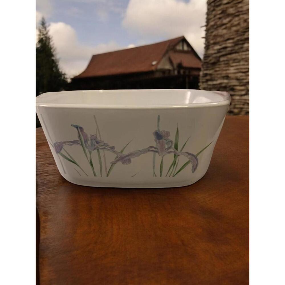 Corning Ware Shadow Iris Casserole Dish P-43-B 700 mL No Lid
